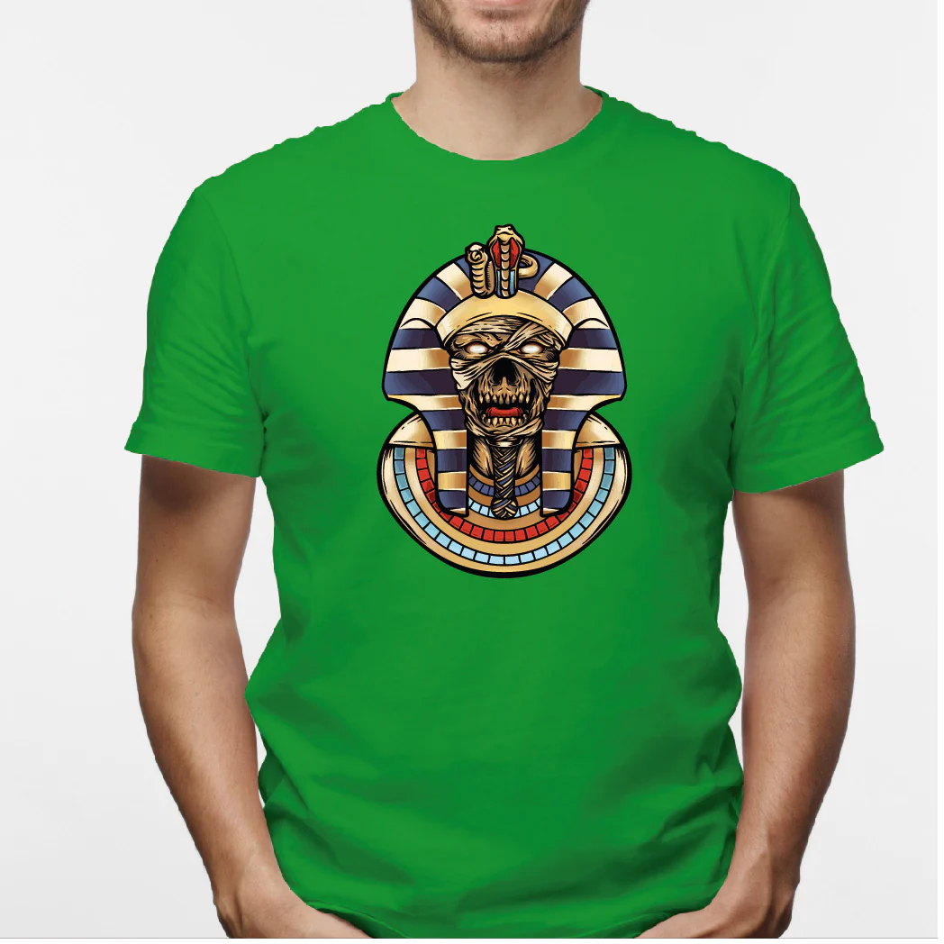 Camisa estampada en algodón para hombre tipo T-shirt Faraon - Imagen 8
