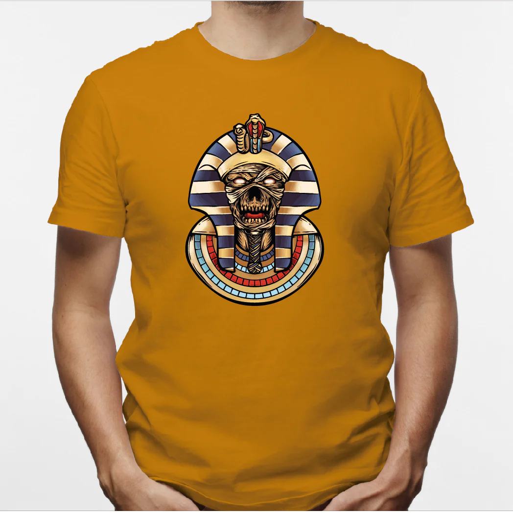 Camisa estampada en algodón para hombre tipo T-shirt Faraon - Imagen 5