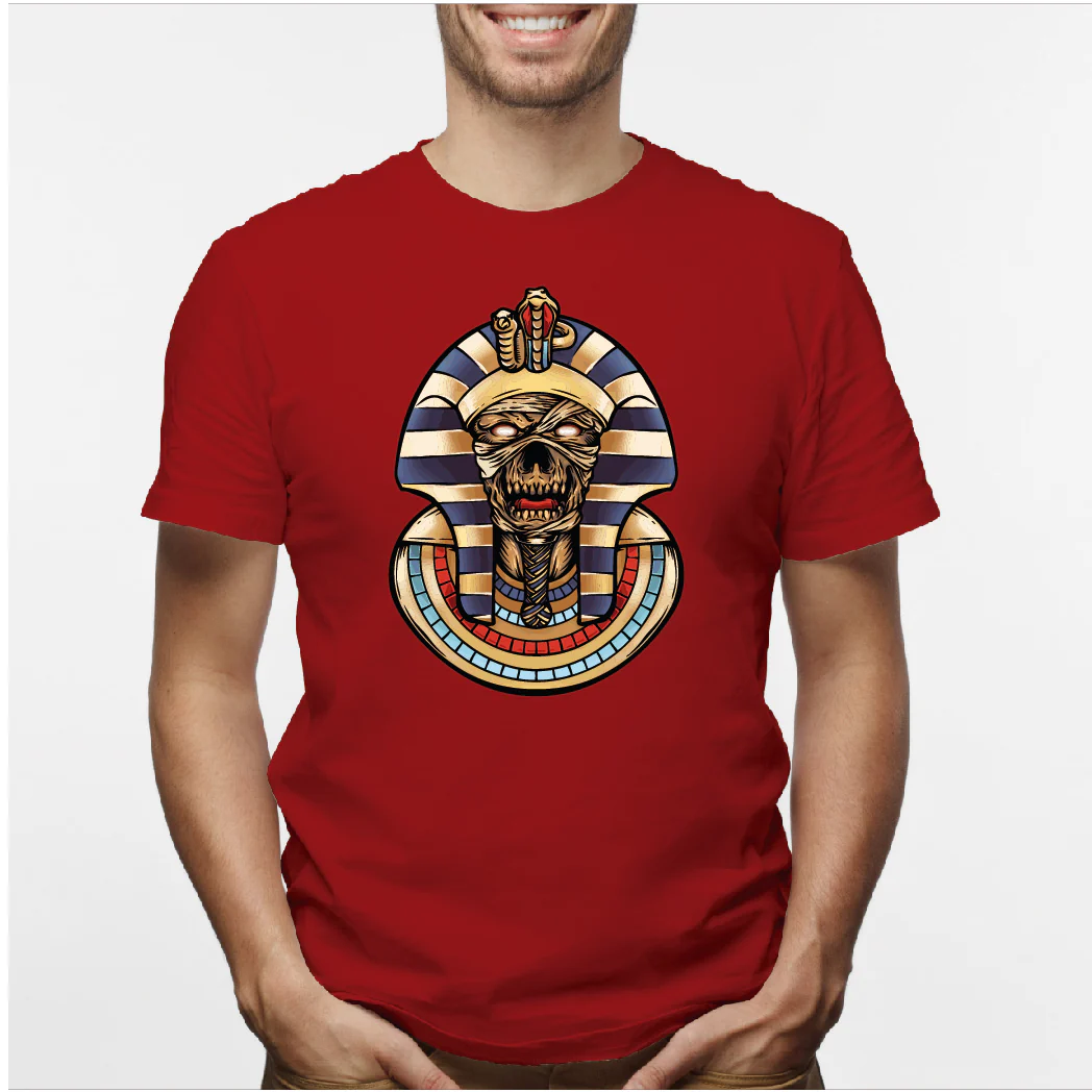 Camisa estampada en algodón para hombre tipo T-shirt Faraon - Imagen 6