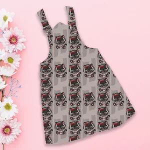 Braga de niña estampada diseño GATICO NEGRO MUSICA