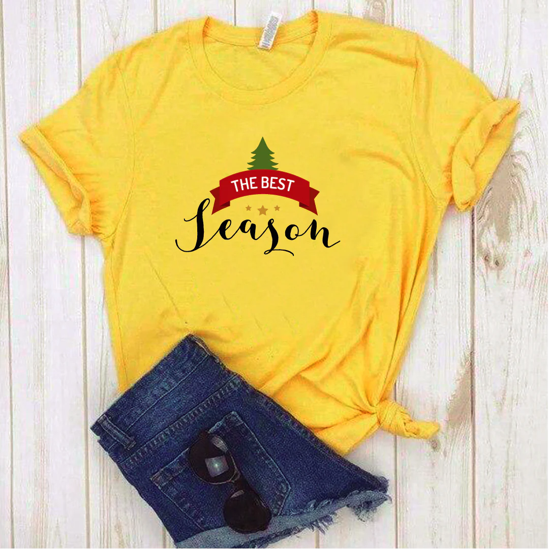 Camisa estampada tipo T-shirt (NAVIDAD) The best season - Imagen 4