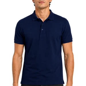 Playera Polo Basica Marino